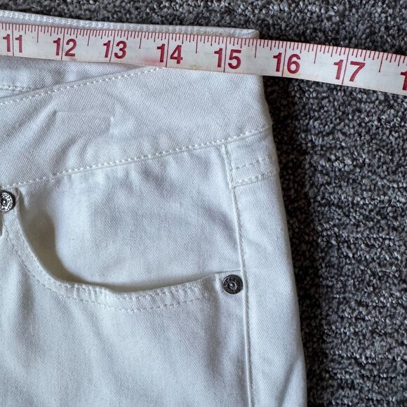 CAbi Slimmie Skinny White Jeans Women’s - Sz 6 - #5088 - Picture 7 of 9